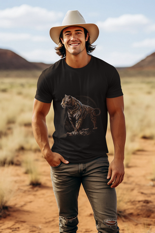 Jaguar im Steampunk-Stil