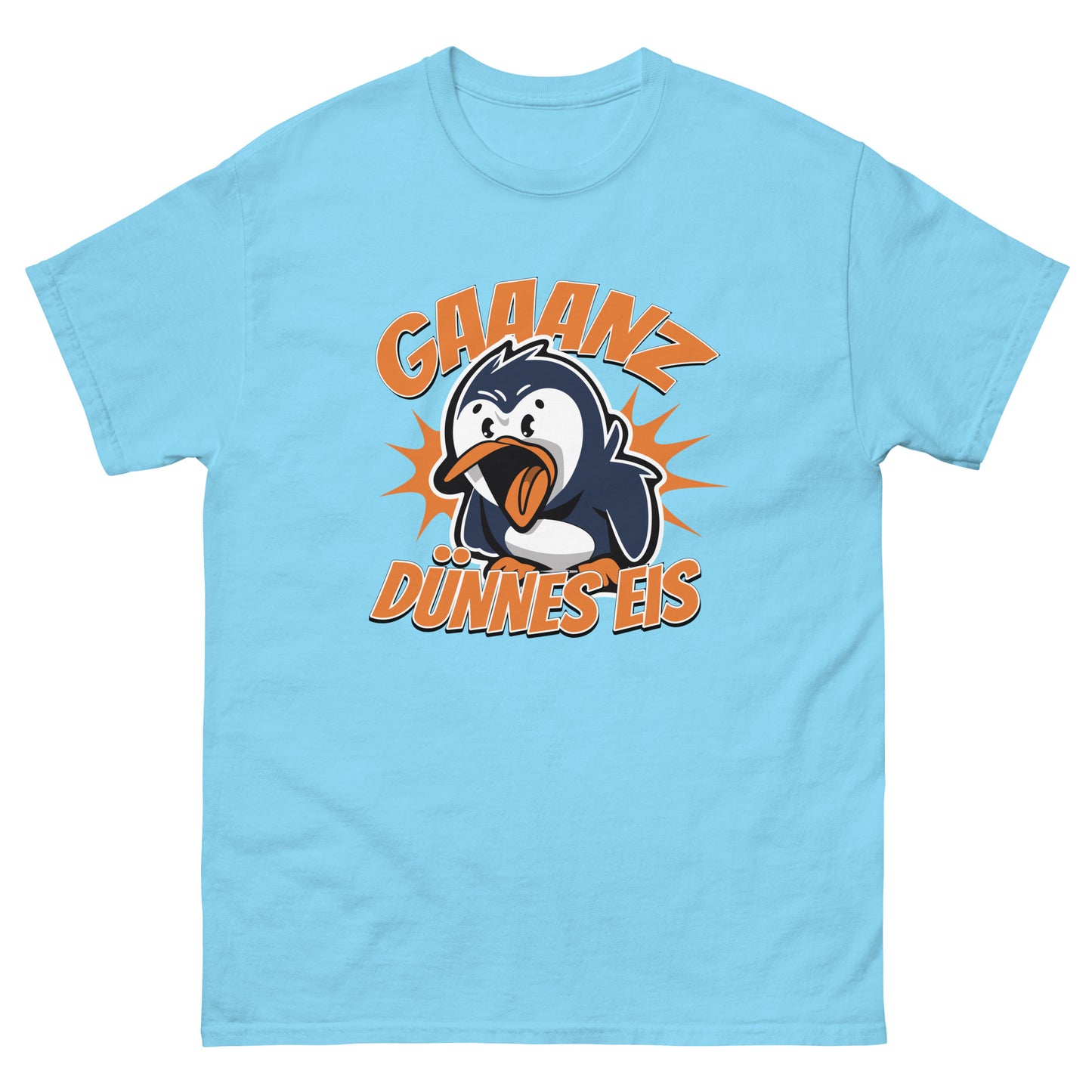 Pinguin überrascht