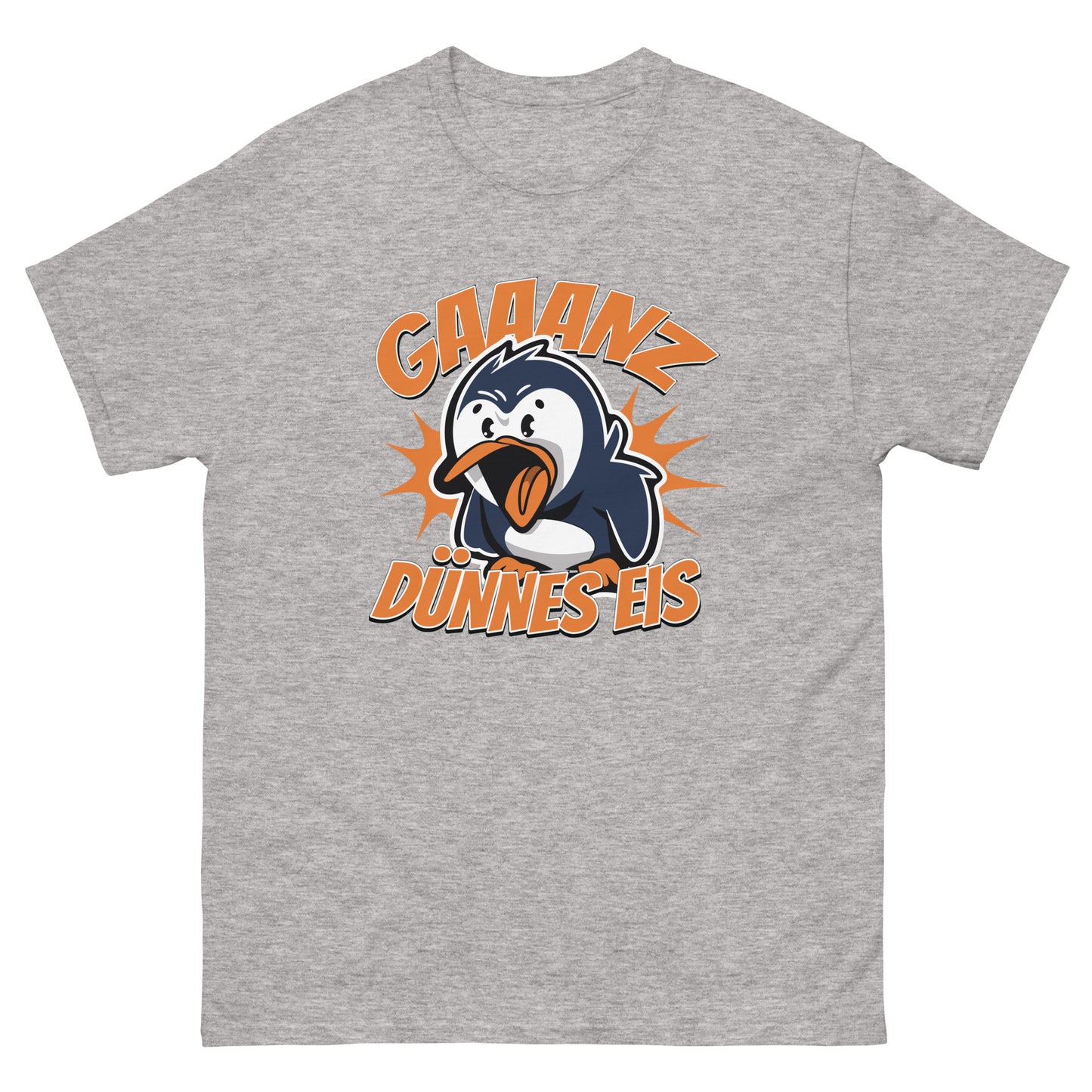 Pinguin überrascht