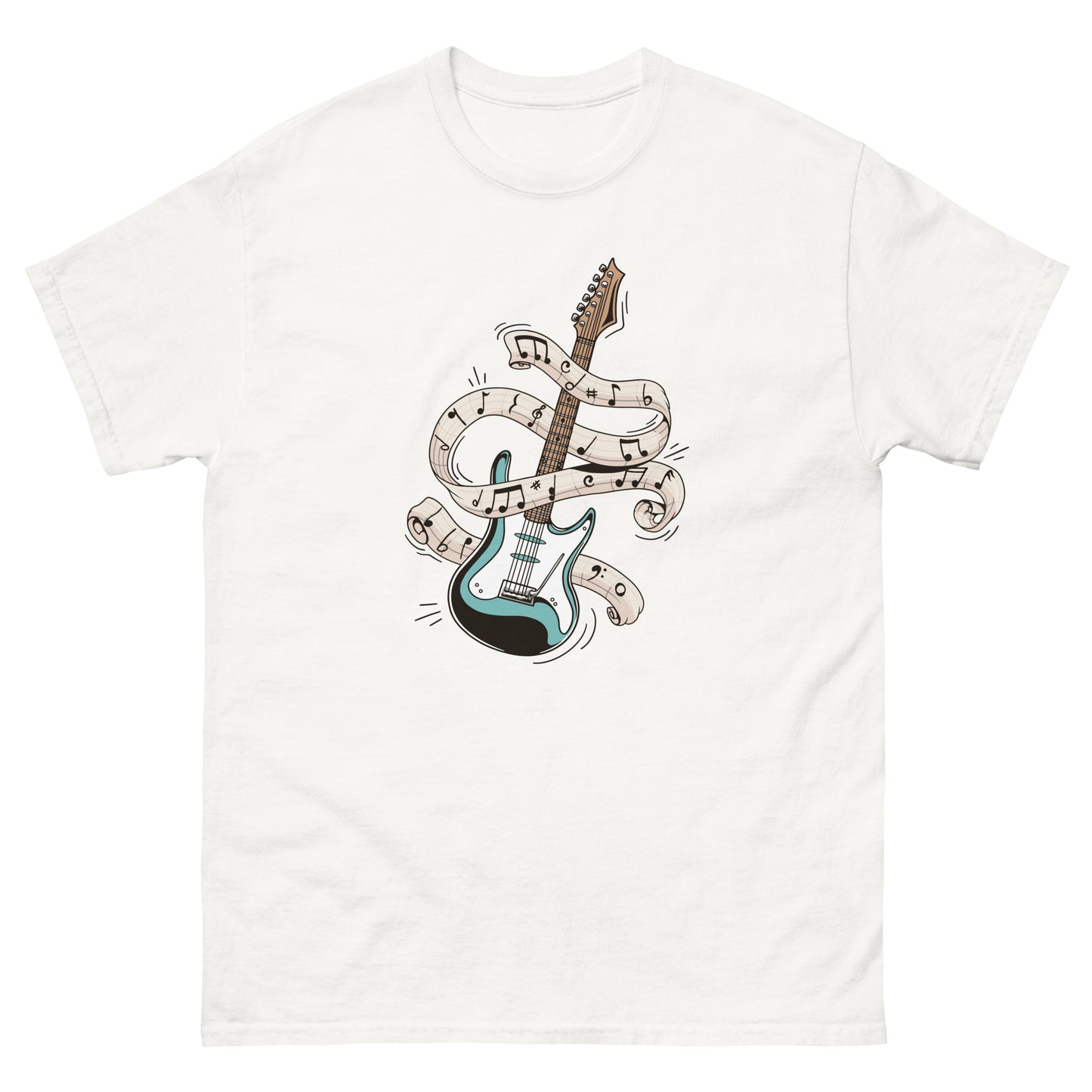E-Gitarre musikalische Noten