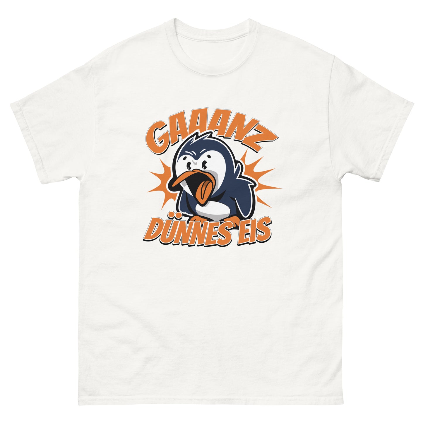 Pinguin überrascht