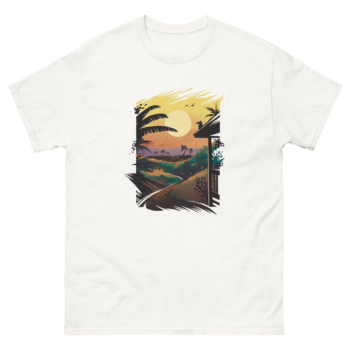 Tropische Strand Landschaft Sonnenuntergang